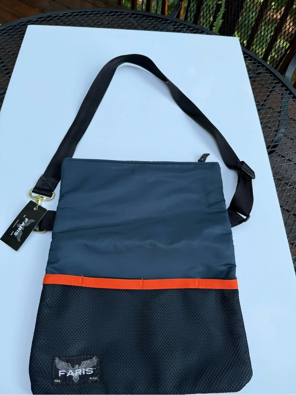 Joe Faris for Sugarbash NWT messenger/crossbody fold-over bag